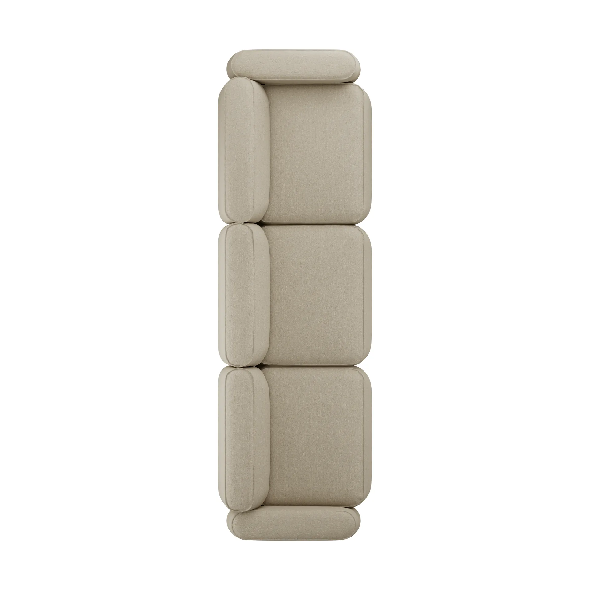 Patch 3-seater sofa, Ecriture 240 Massproductions