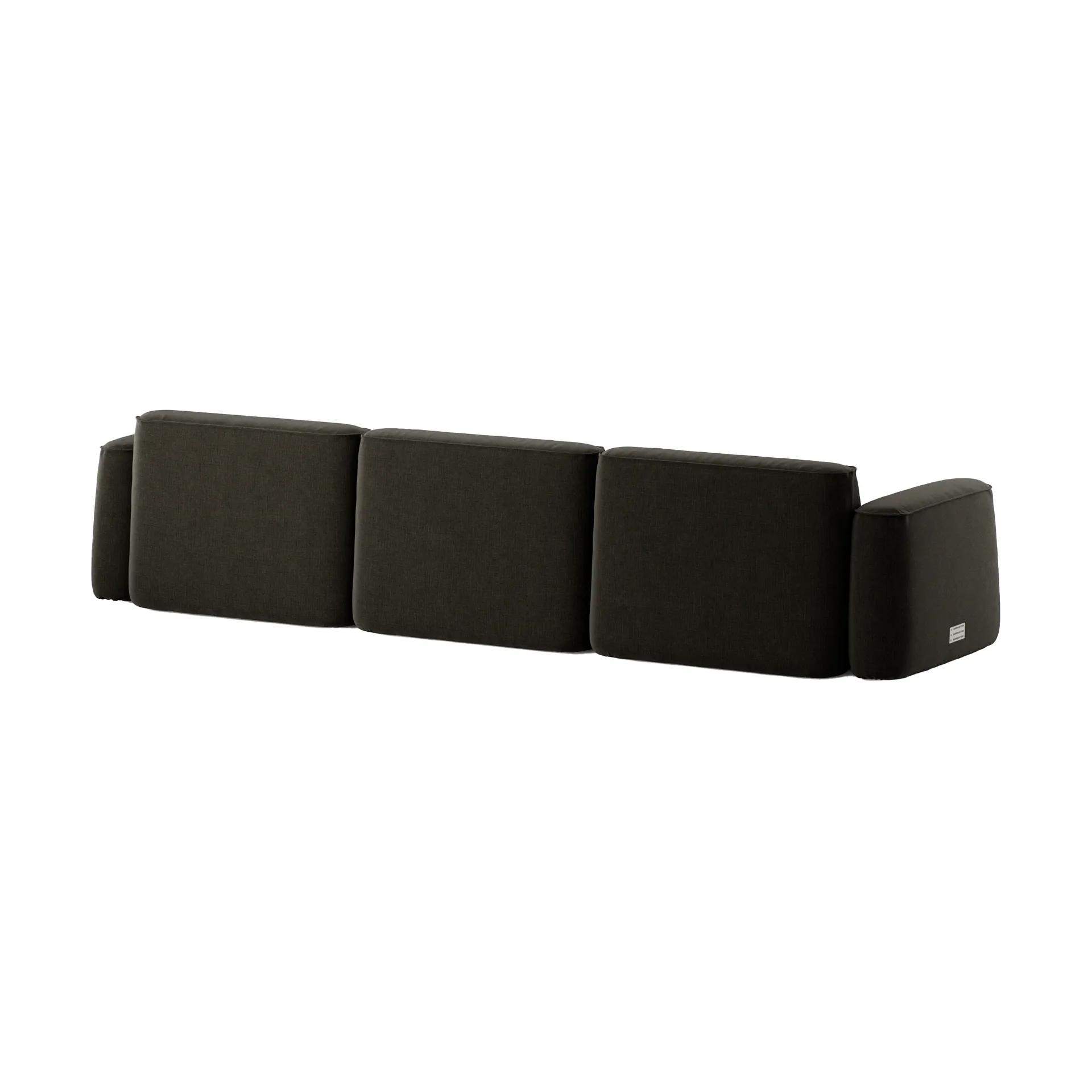 Patch 3-seater sofa, Linara 90 Espresso Massproductions