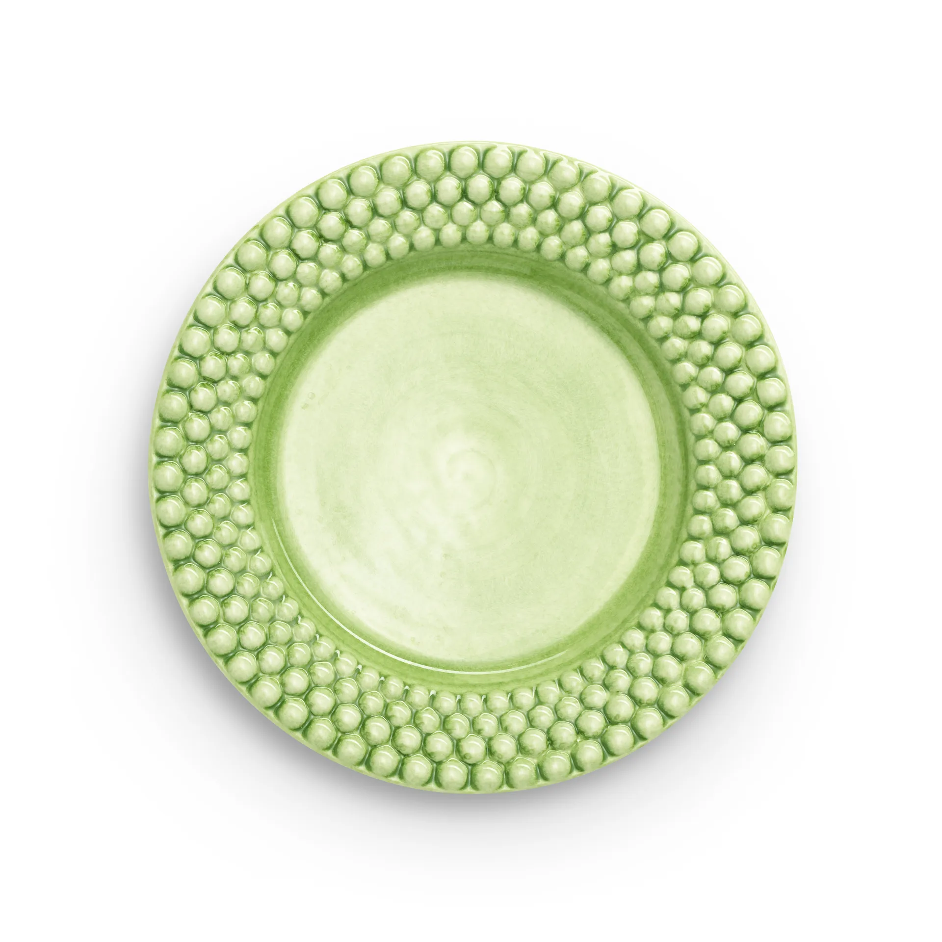 Bubbles plate 28 cm, Green Mateus