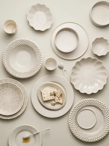 Bubbles soup plate 25 cm - White - Mateus
