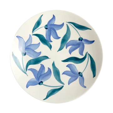 Flowers blossom plate Ø20 cm - White - Mateus