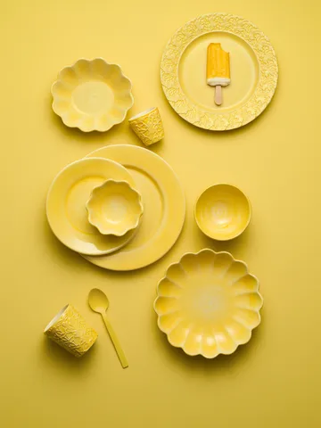 Lace mug 30 cl - Yellow - Mateus