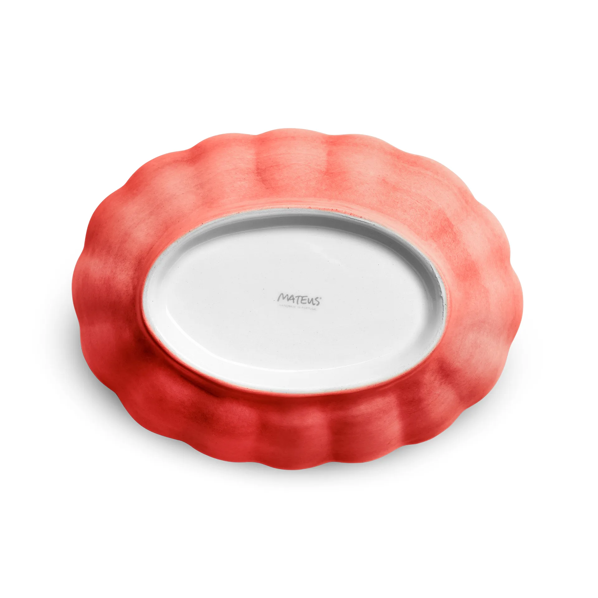 Oyster bowl 18x23 cm, Red Mateus