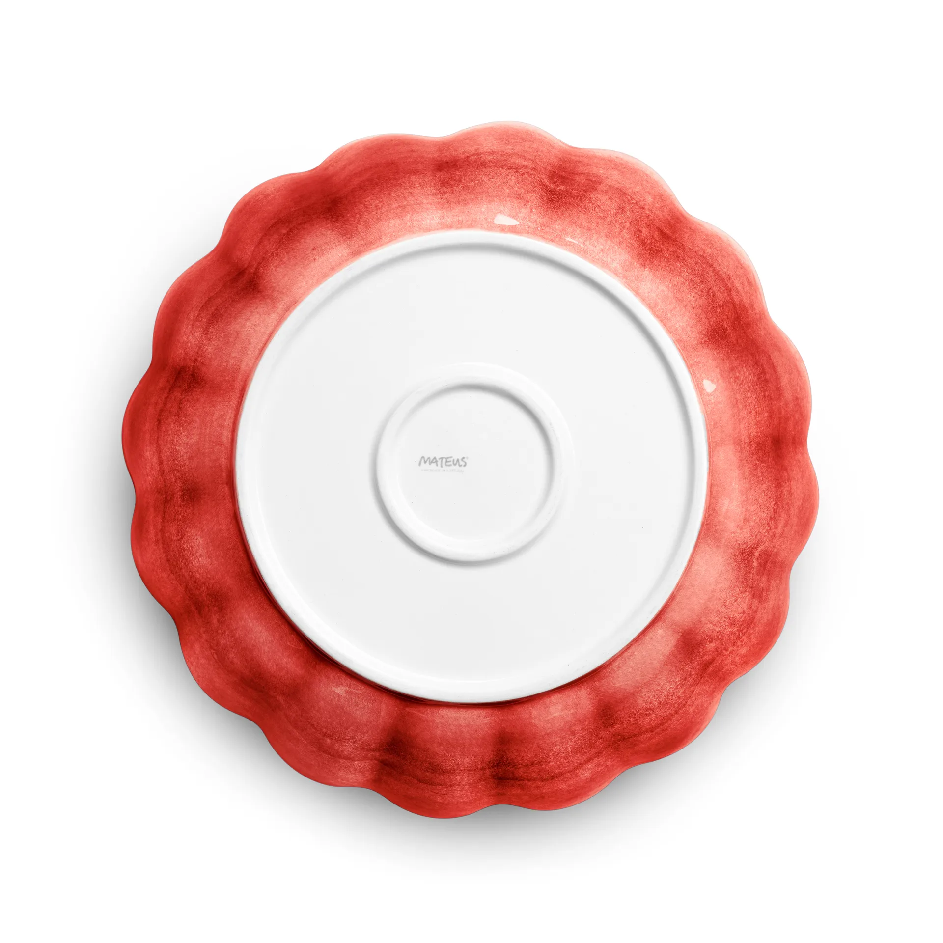 Oyster bowl Ø31 cm, Red Mateus