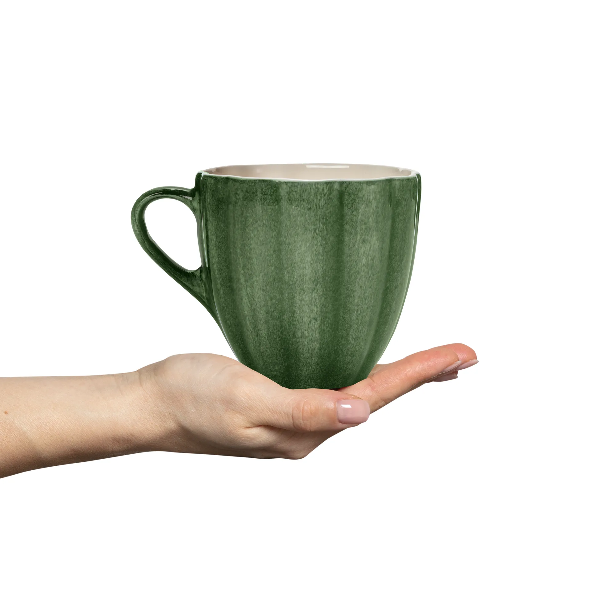 Oyster mug 60 cl, Forest green Mateus