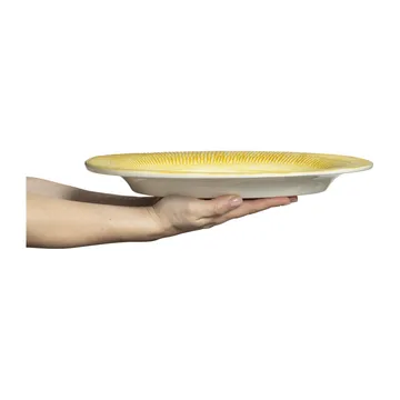 Stripes platter 30x35 cm - Yellow - Mateus