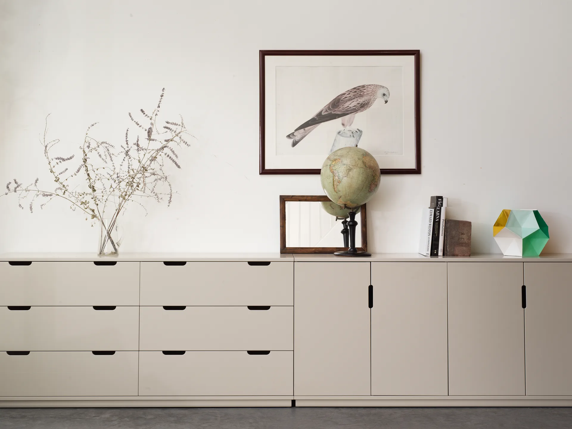 Aoko dresser double 6 drawers, Beige Mavis