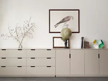 Aoko dresser double 6 drawers - White lacquer - Mavis