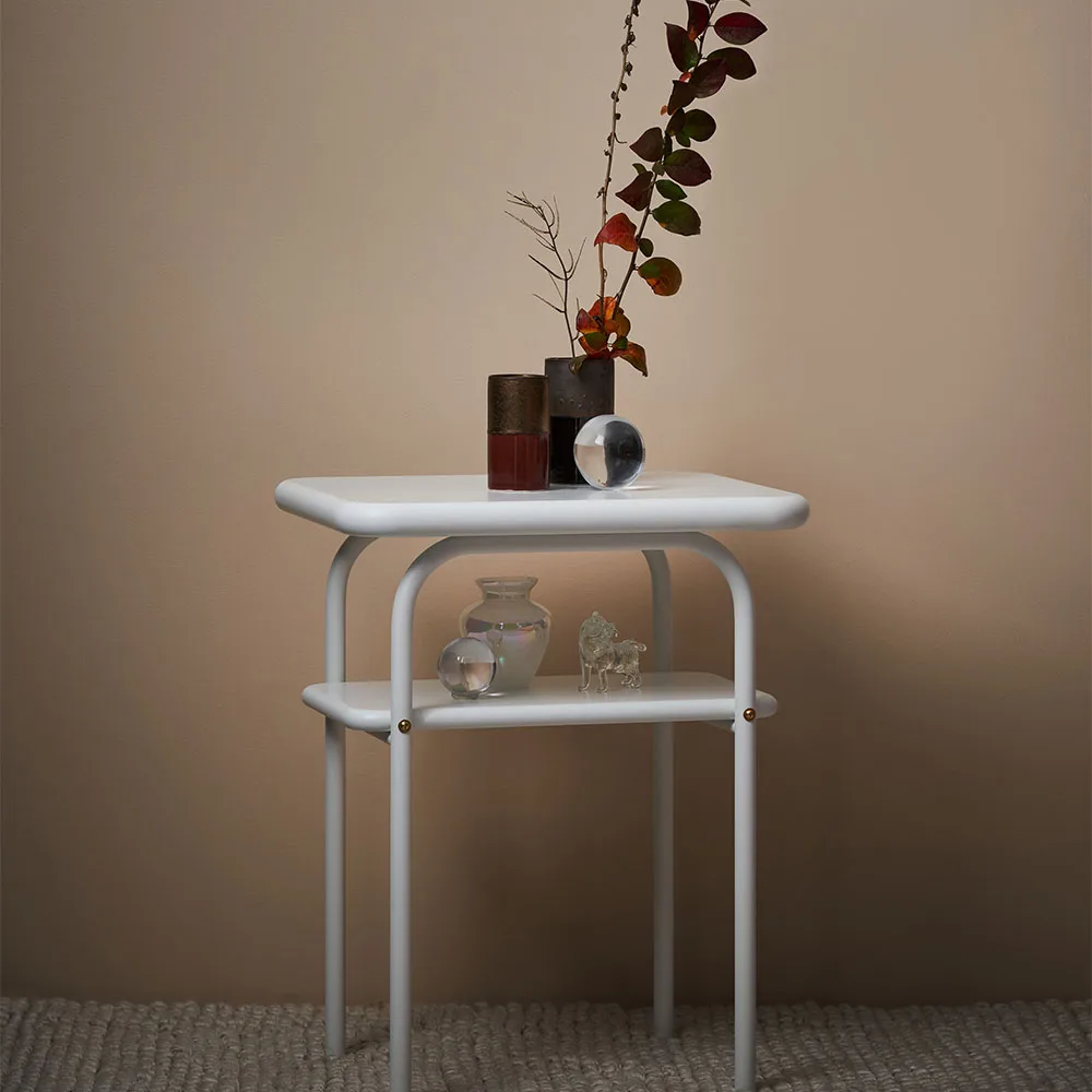 Anyplace side table, White Maze