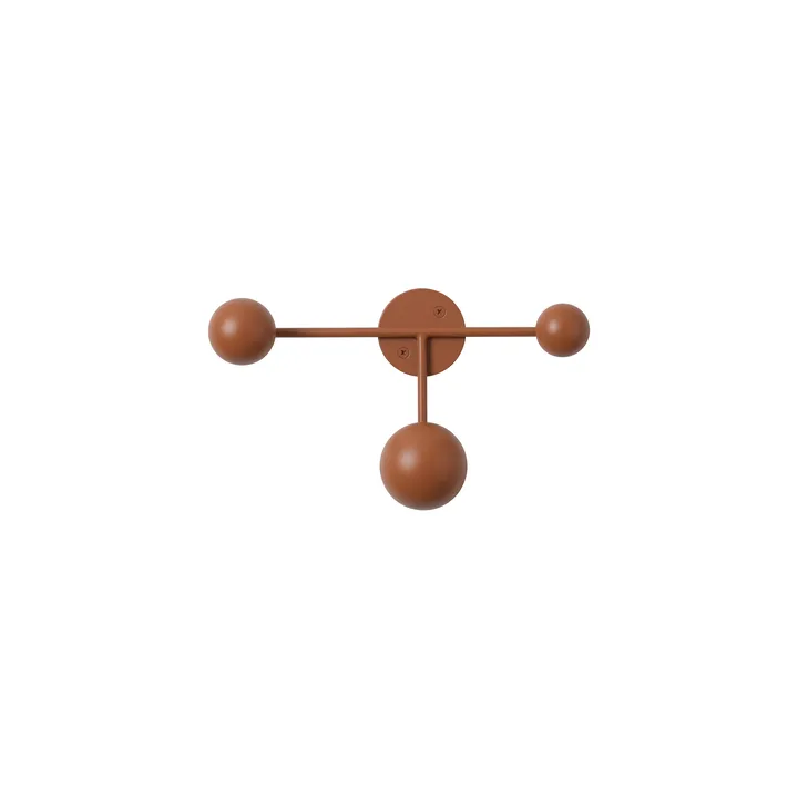 Bill Triple coat rack - Cinnamon - Maze