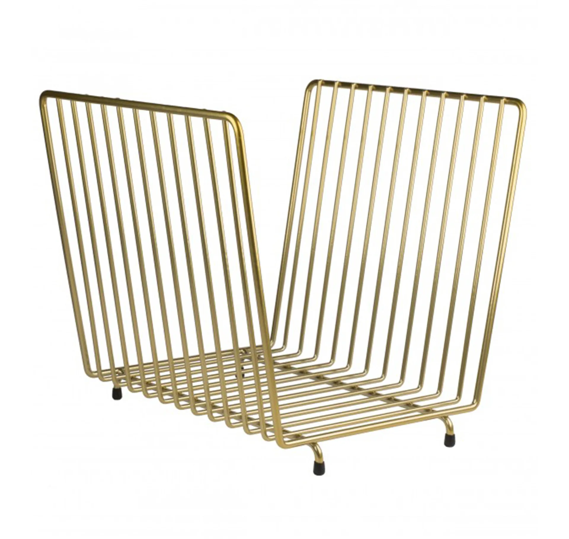 Journal newspaper stand, brass Maze