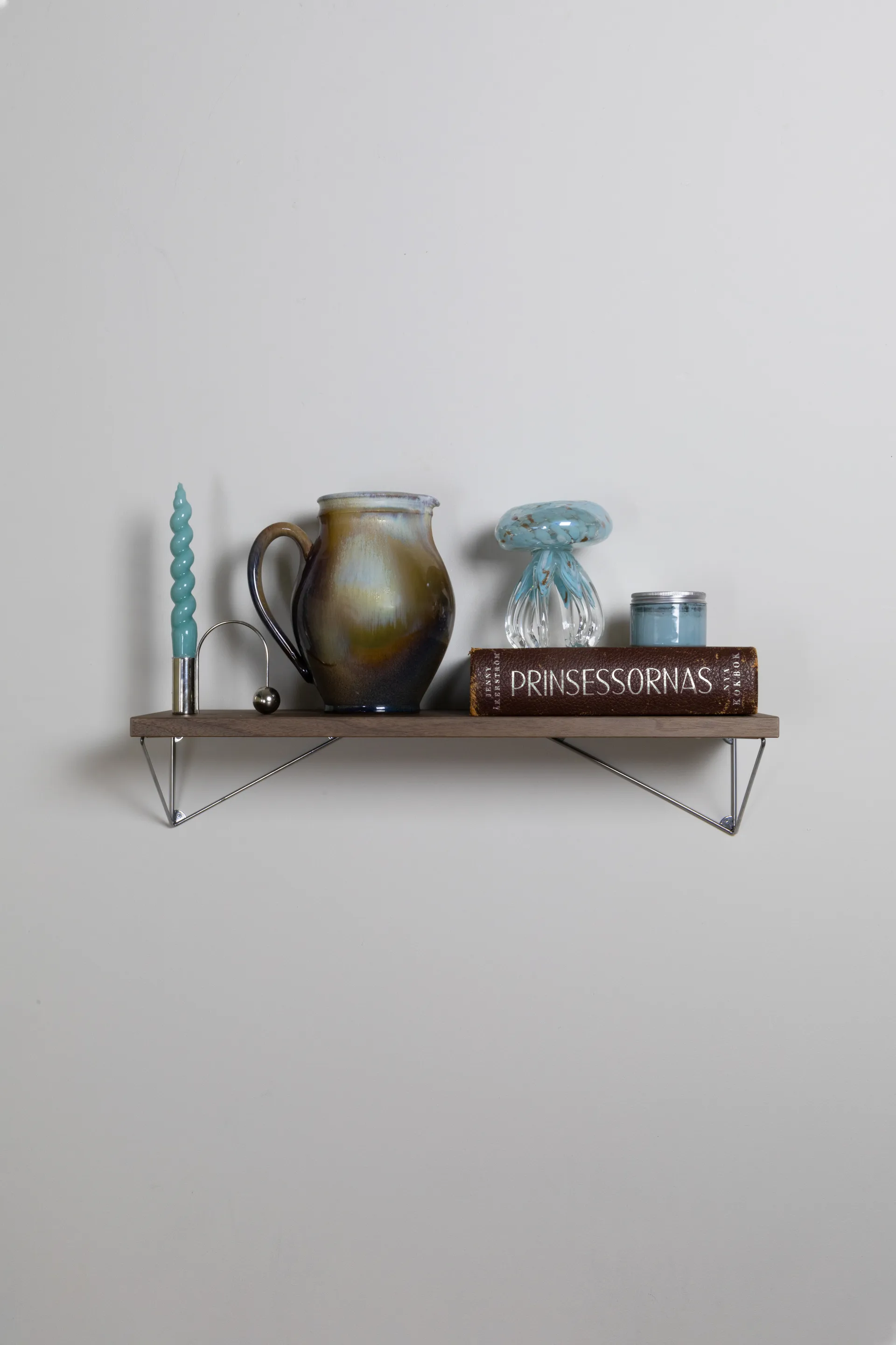 Pythagoras Shelf shelf 60 cm, Walnut Maze