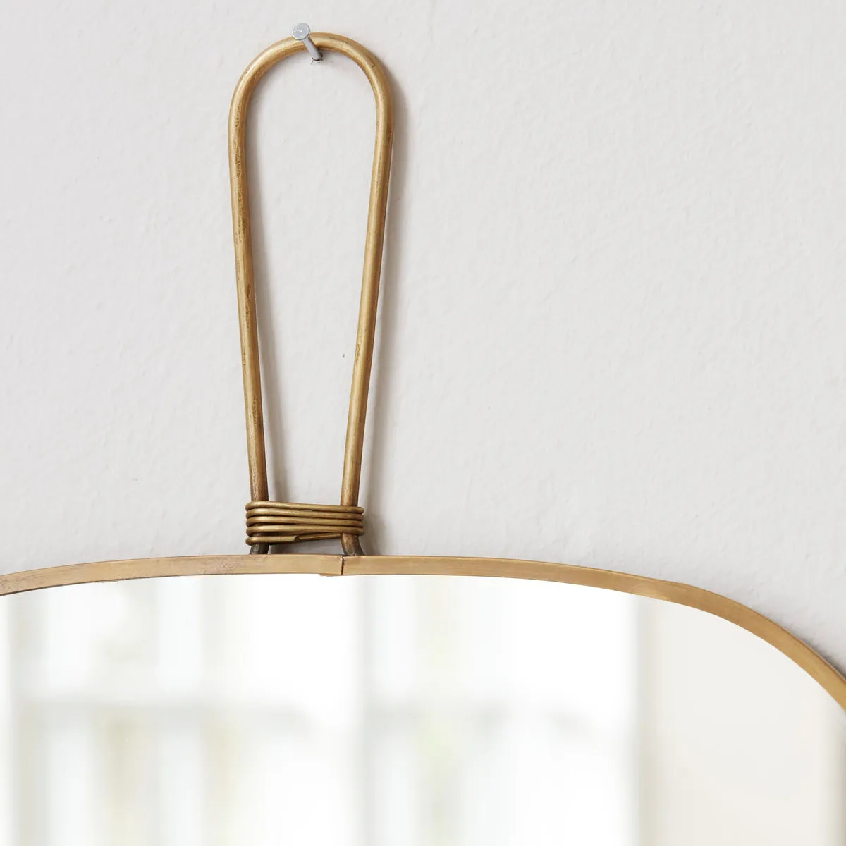 Meraki mirror 26x28 cm, brass Meraki