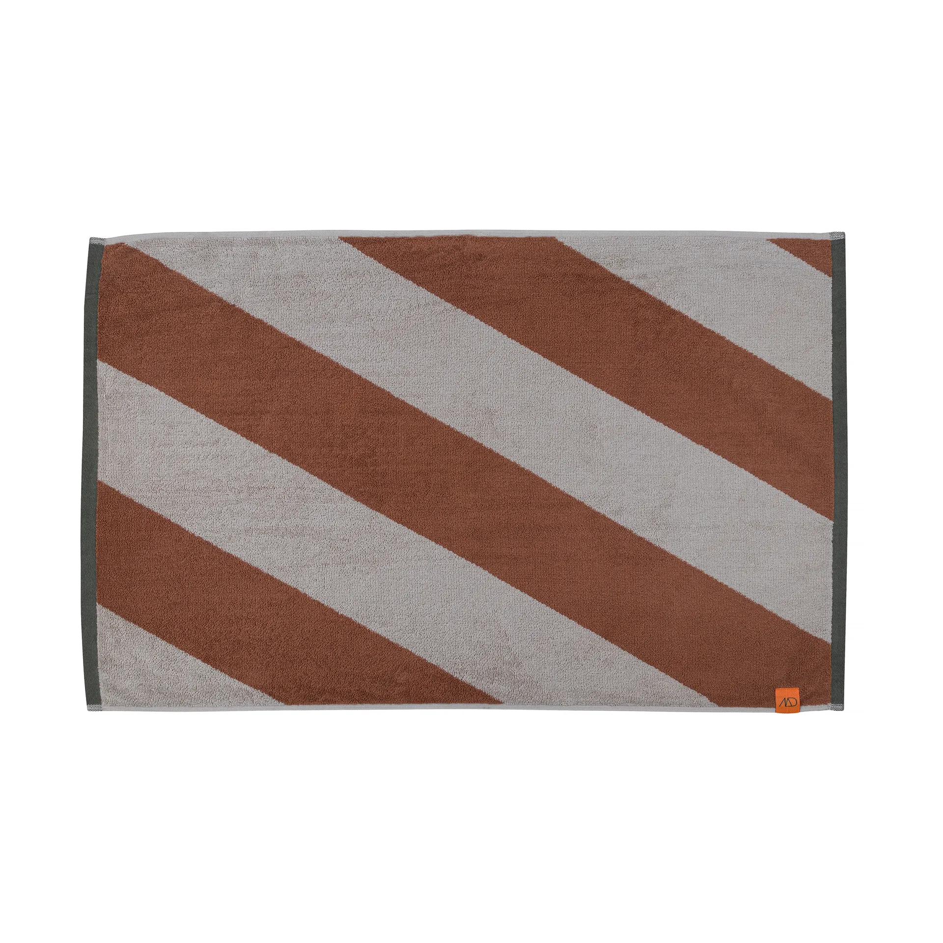 Diagonal bath mat 50x80 cm, Brick Mette Ditmer