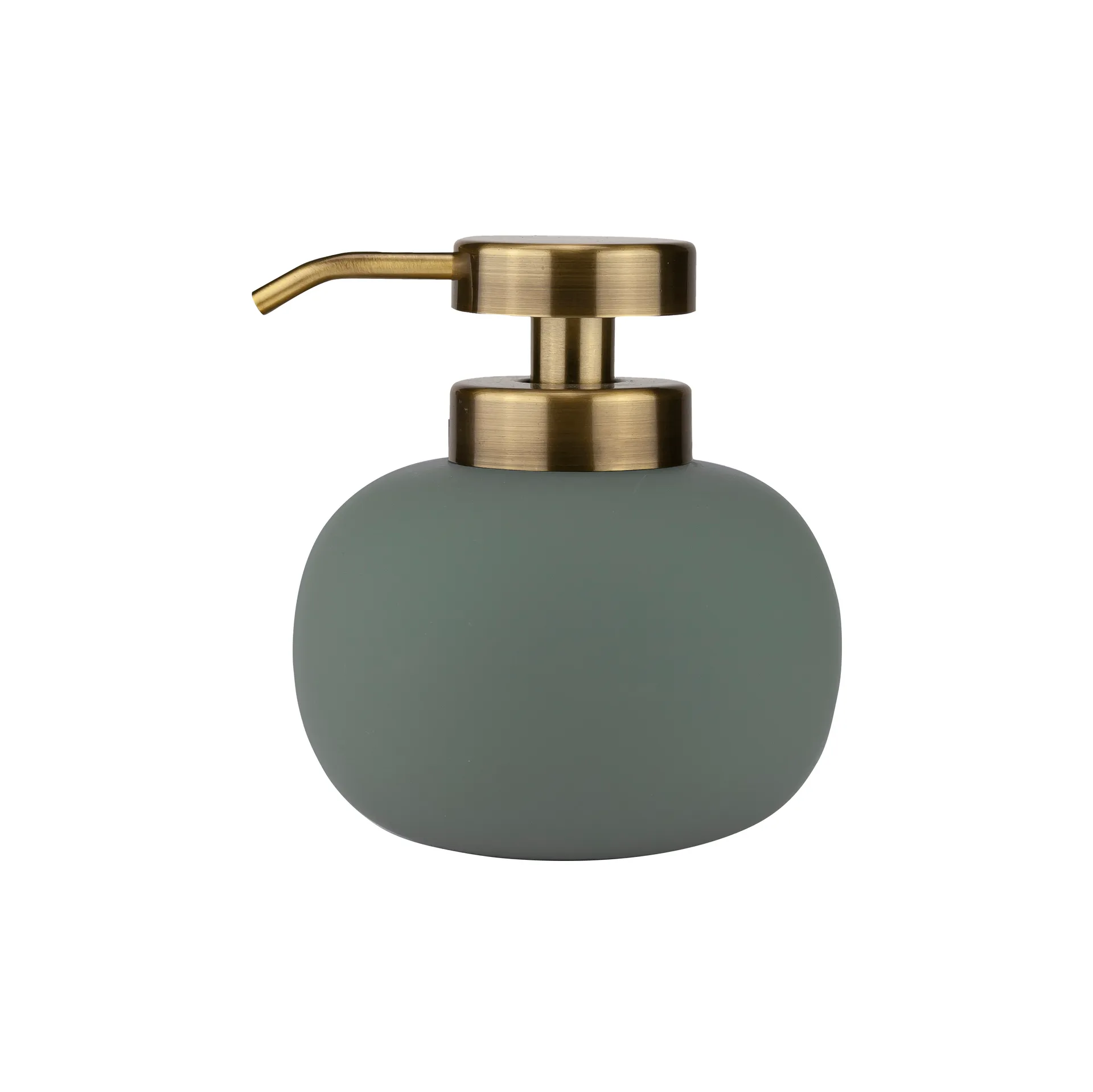 Lotus soap dispenser low, Frost green Mette Ditmer