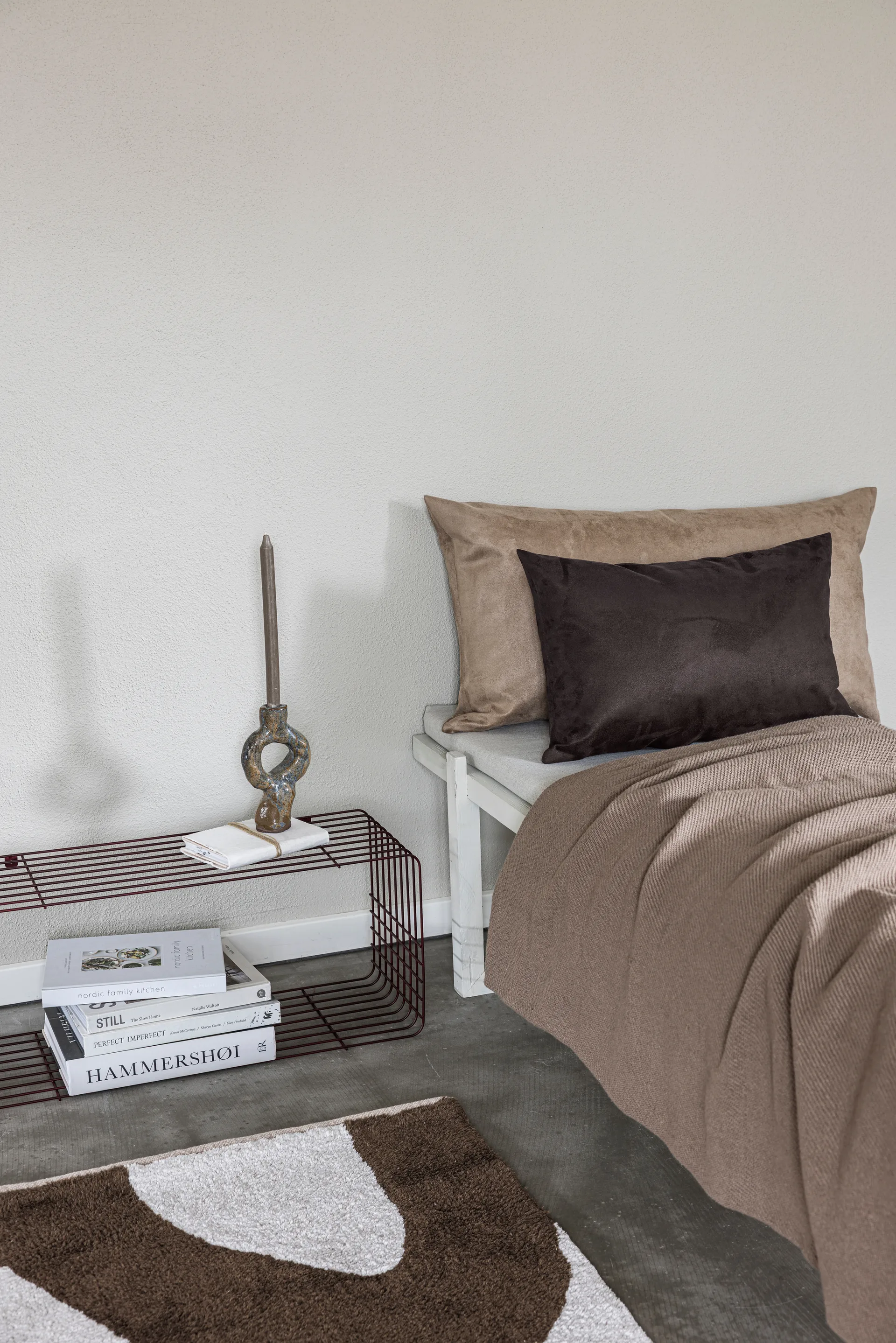 Lounge decorative cushion, Chocolate, 40x60 cm Mette Ditmer