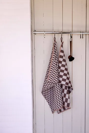 Mini-Max kitchen towel 2-pack - Brown (brown), 50x70 cm - Mette Ditmer