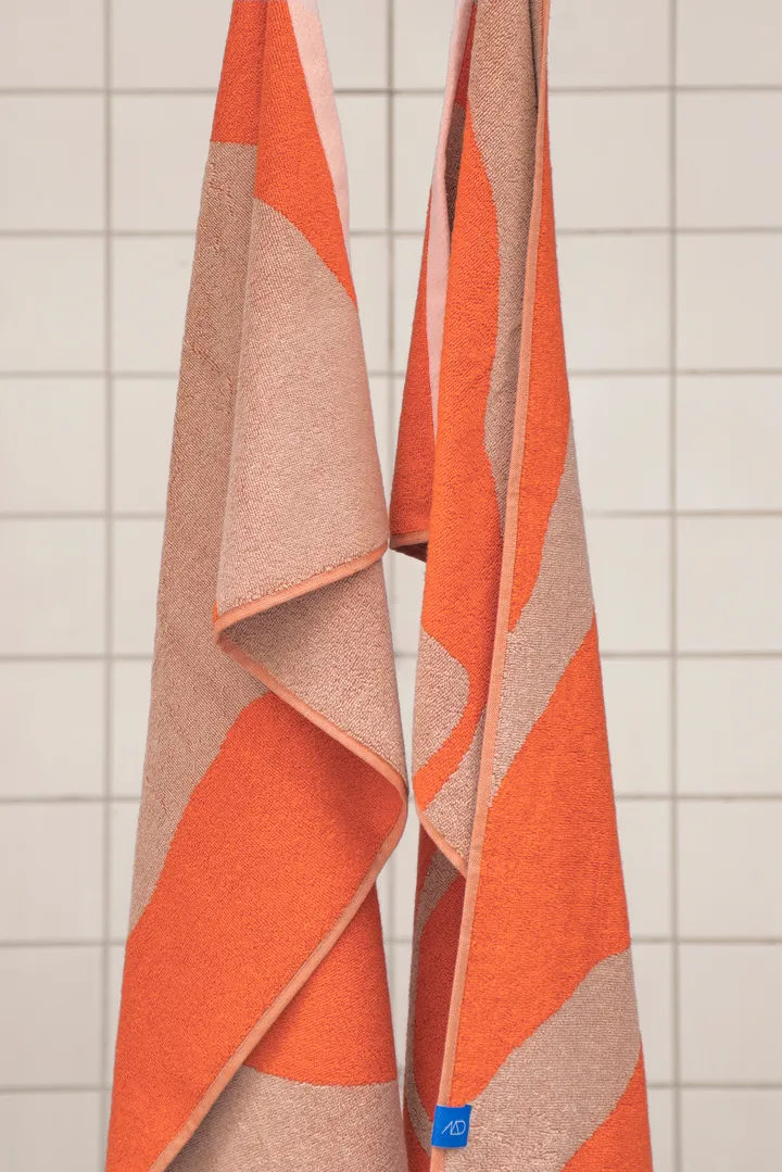Nova Arte guest towel 40x55 cm 2-pack - Latte-orange - Mette Ditmer
