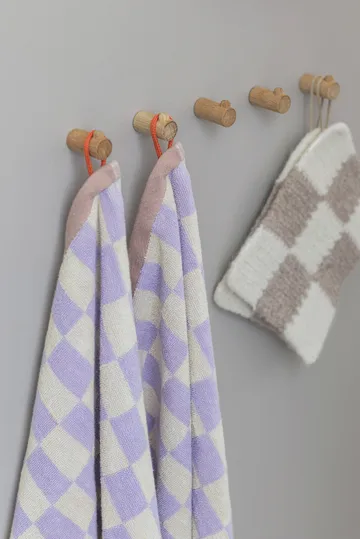 Retro towel - Lilac, 40x55 cm, 2-pack - Mette Ditmer