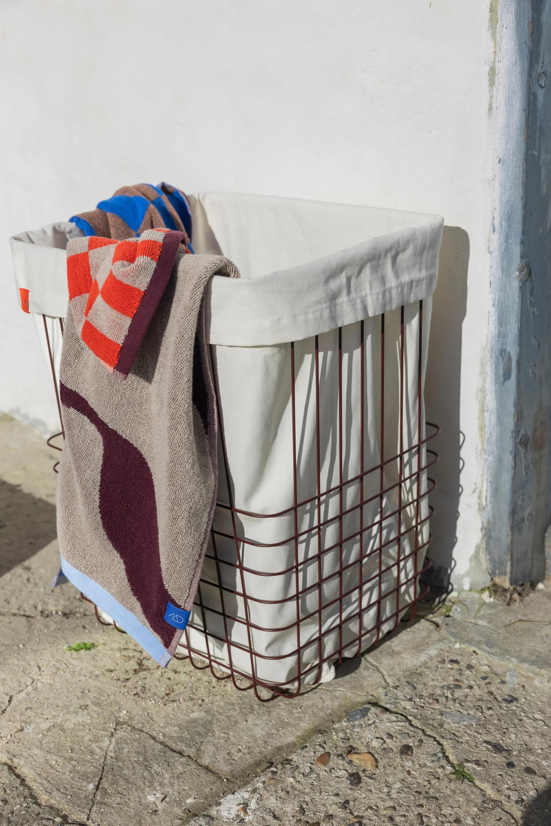 Store-it storage basket with cotton bag large, Wine Mette Ditmer