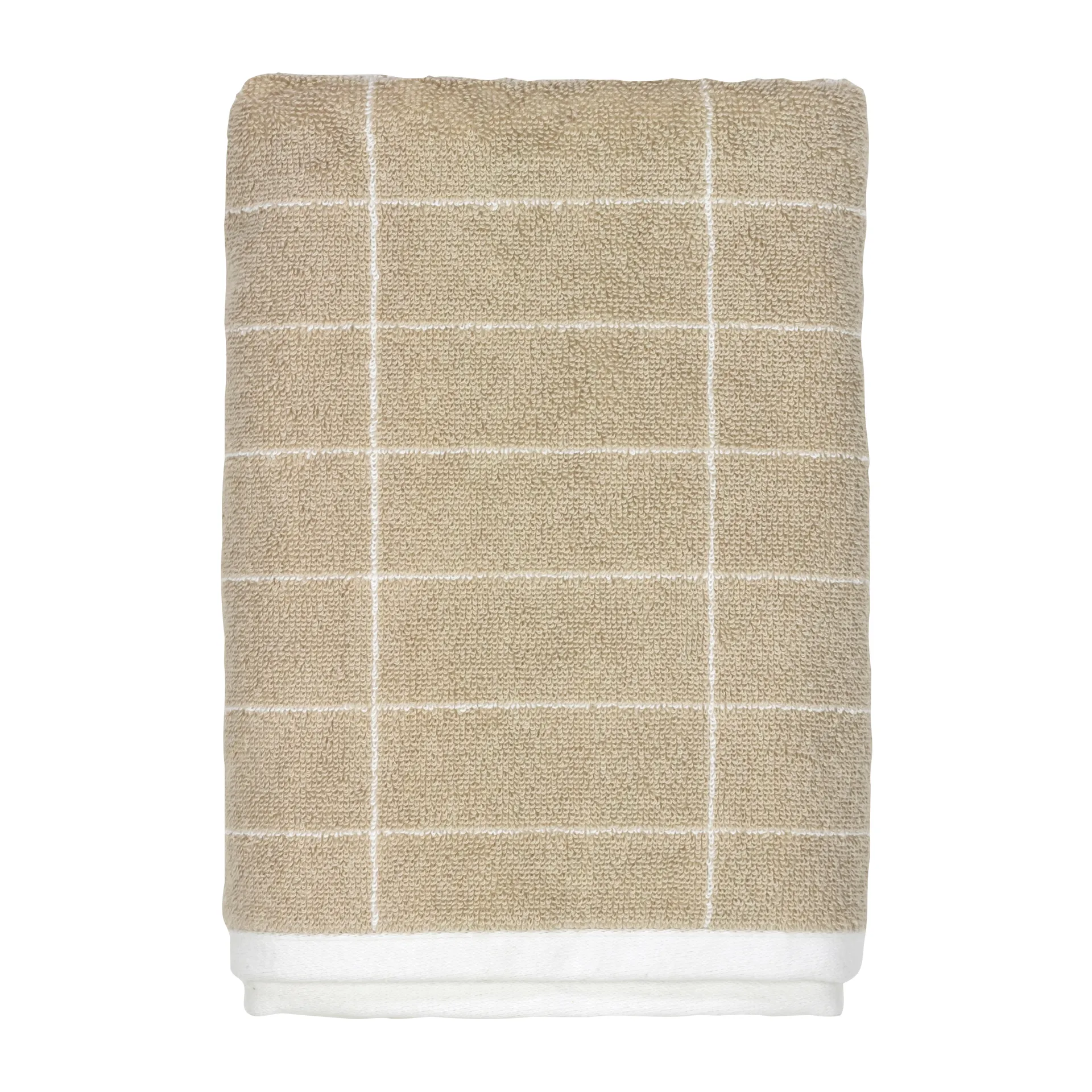 Tile Stone towel 50x100 cm, Sand-off white Mette Ditmer