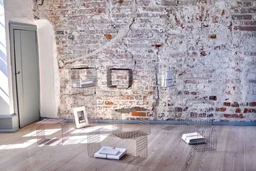 Wire shelf - Short, red, 26x38x30.5 cm - Mette Ditmer
