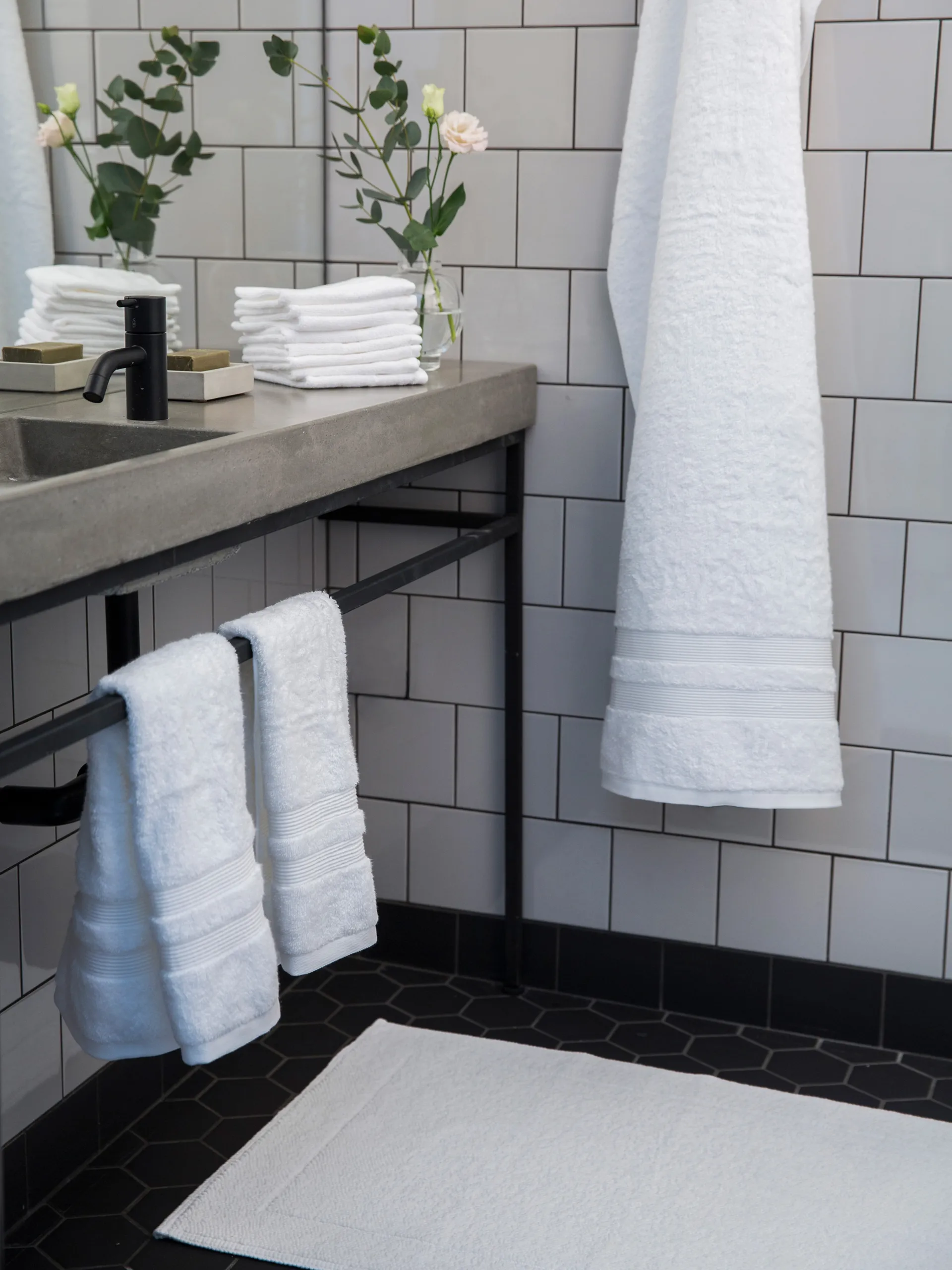 Fontana towel EKO, White, 50x70 cm Mille Notti