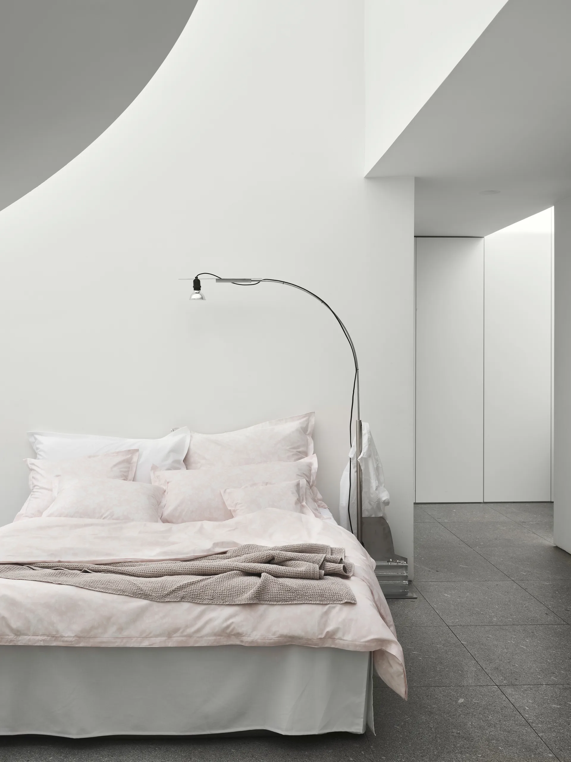 Napoli bed skirt, White, 180x220x52 cm Mille Notti