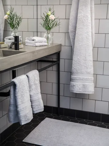 Portofino bathroom rug - Light grey, 60x90 cm - Mille Notti