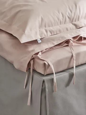 Satina duvet cover - Pink, 150x210 cm - Mille Notti