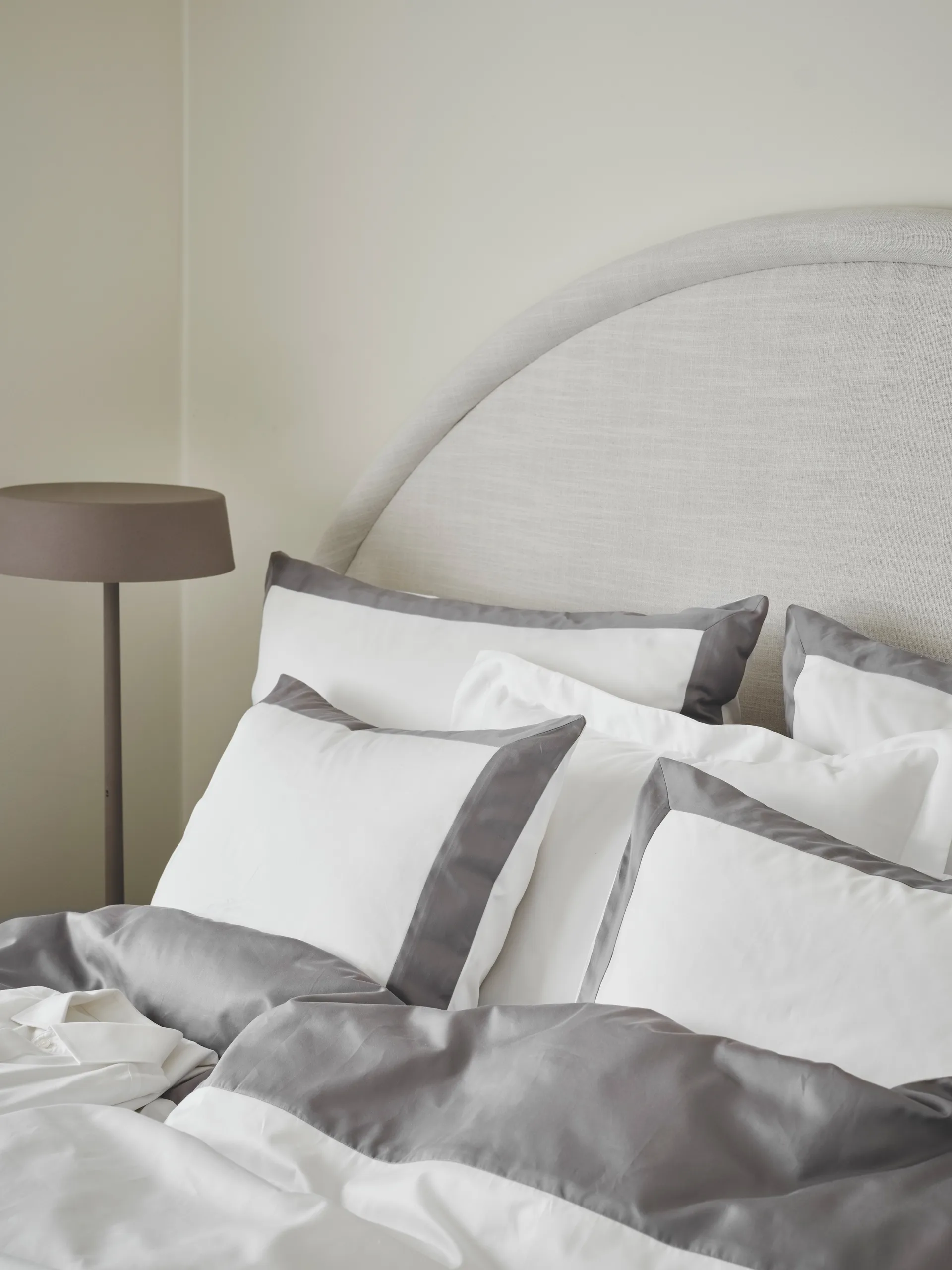 Sobrio duvet cover, Grey, 220x220 cm Mille Notti