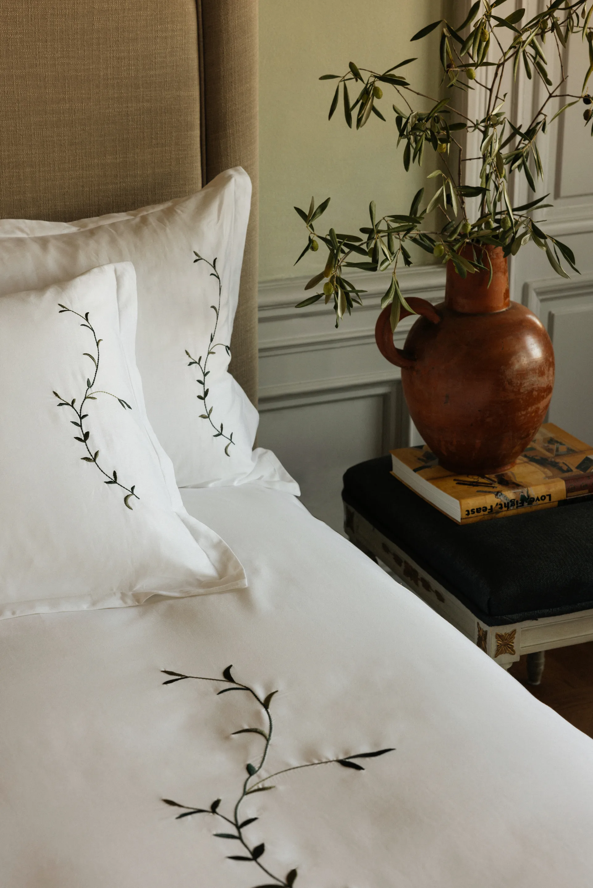 Vivace pillowcase, Green, 50x90 cm Mille Notti