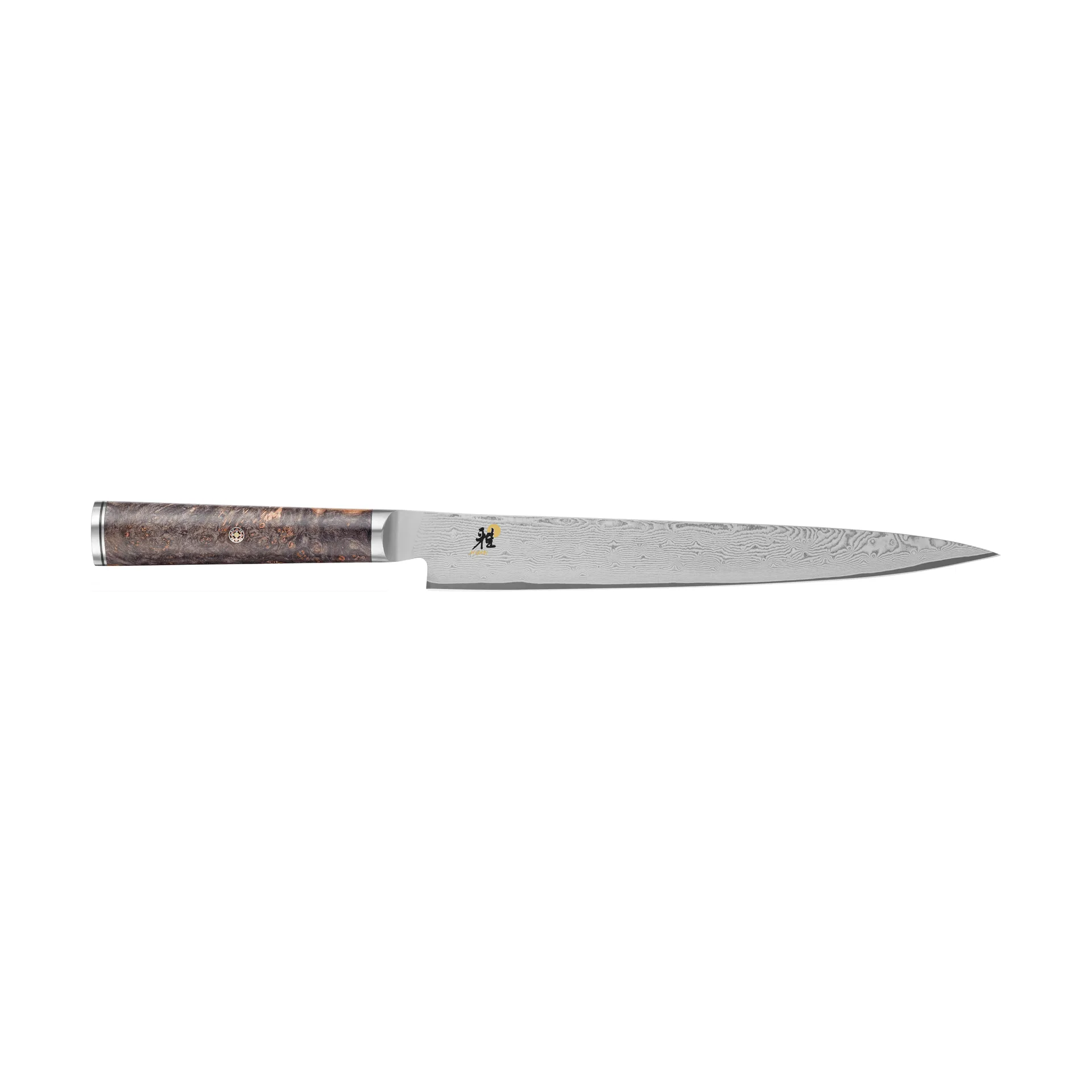 Black 5000MCD 67 sujihiki fillet knife 24 cm, Damascus brown Miyabi