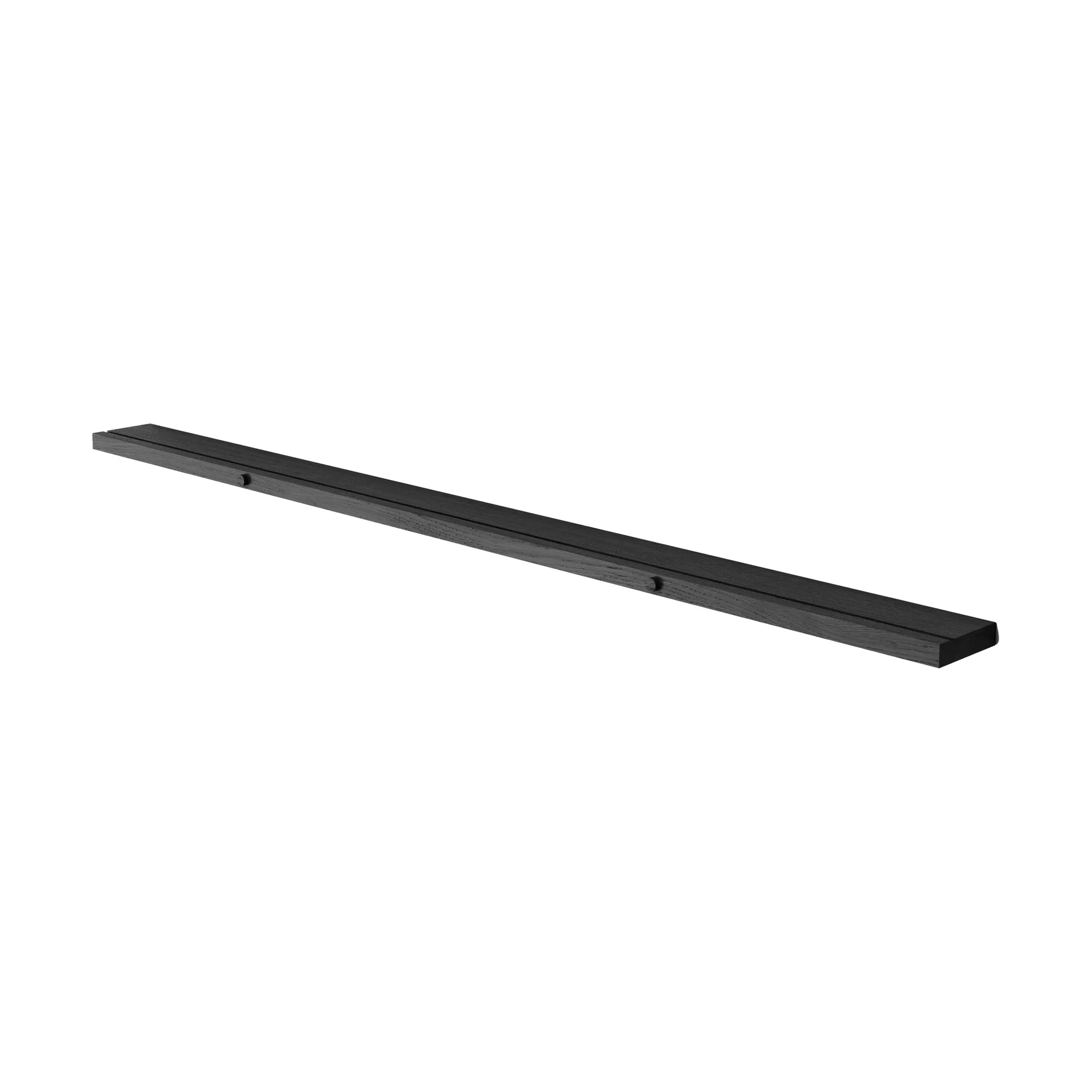 Gallery shelf picture strip 115 cm, Black MOEBE
