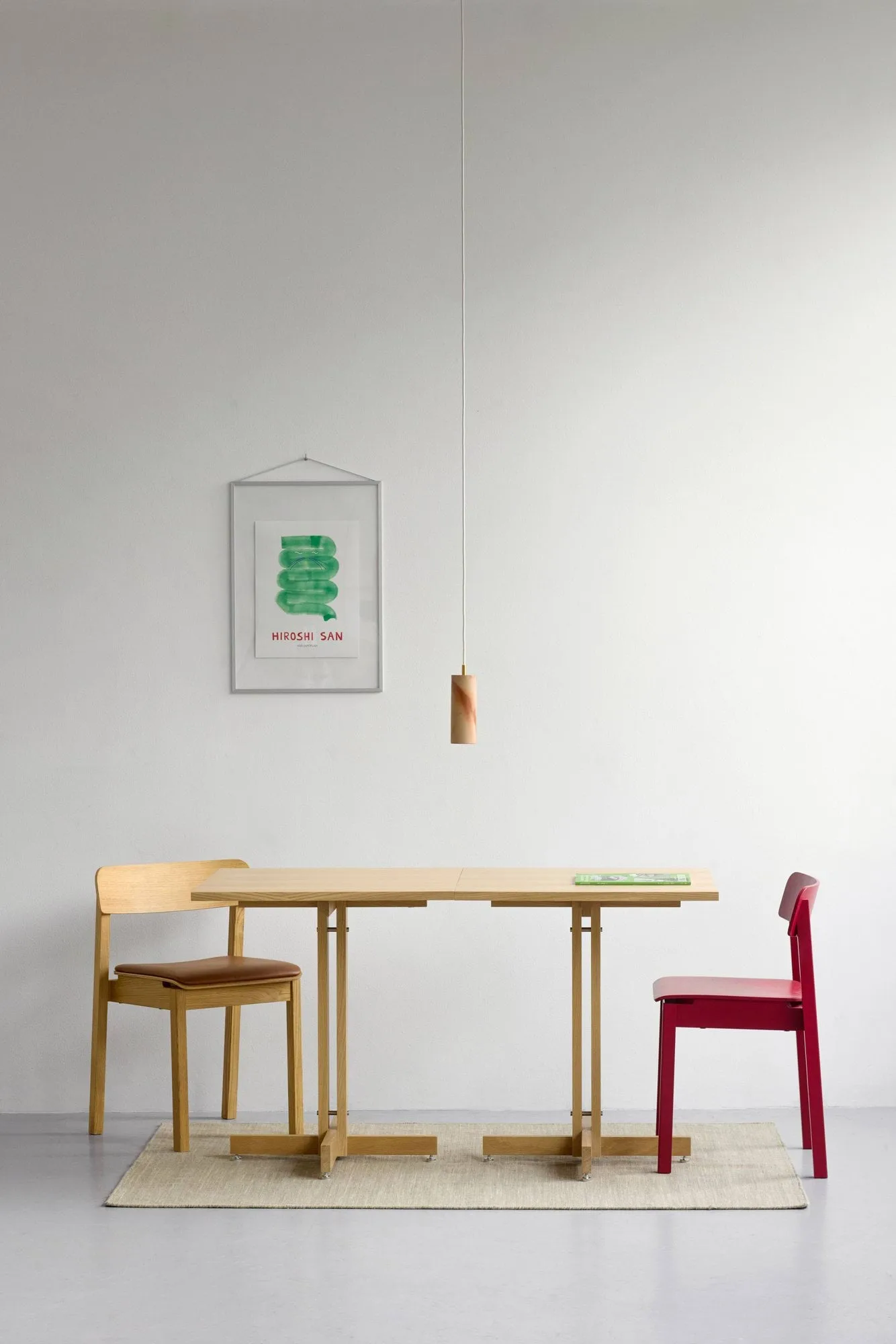KUMU café table, Oiled oak, 60x60 cm MOEBE