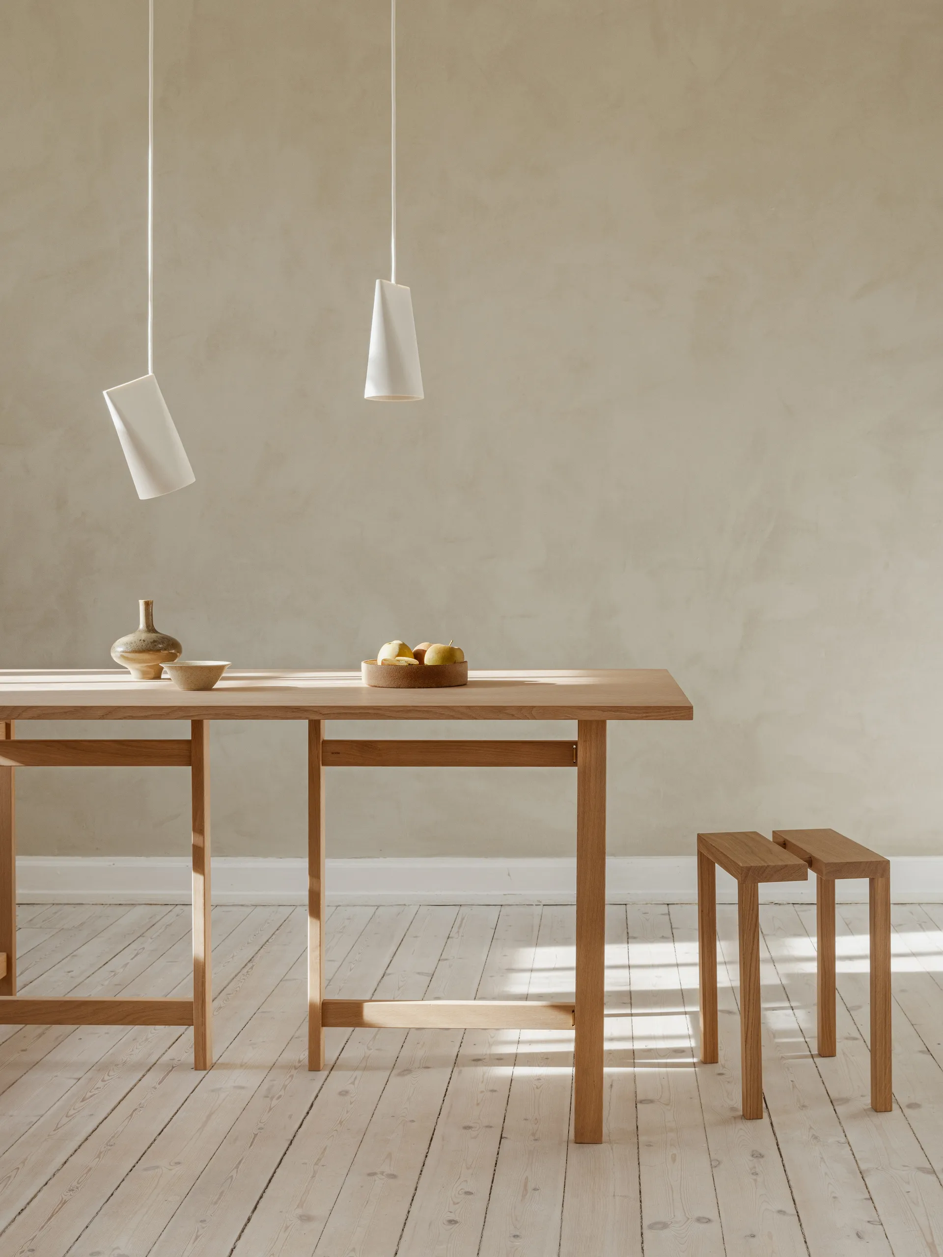 Moebe Rectangular dining table, Burgundy, 160x90 cm MOEBE