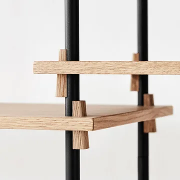 Moebe shelving set 85 cm - Oak - MOEBE