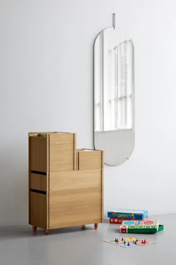 Moebe storage box - Oiled oak-black, small, 16,5x30x31 cm - MOEBE