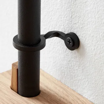 Moebe wall mount and plugs - Black - MOEBE
