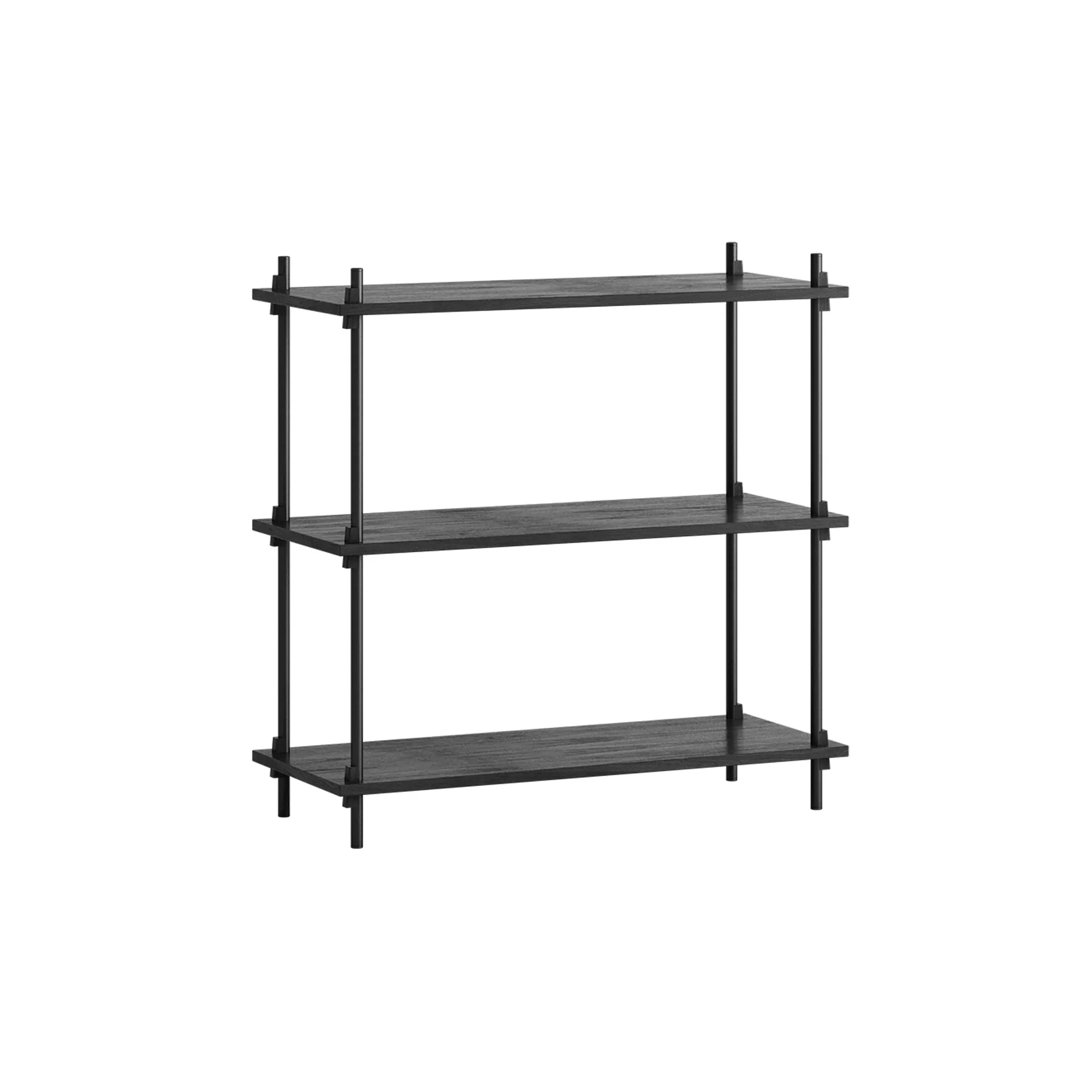 Shelving System classic shelf, Black, 86x85x35 cm, S.85.1.A MOEBE