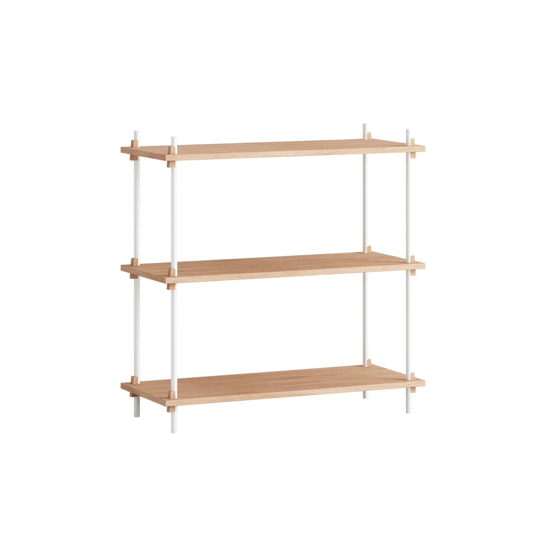 Shelving System classic shelf, Oak-white, 86x85x35 cm, S.85.1.A MOEBE