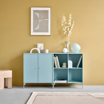 Pair side table - Fennel 144, chrome legs - Montana