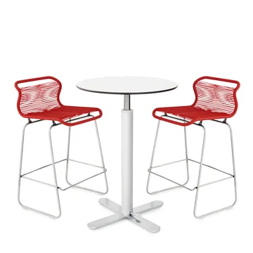 Panton One kitchen barstool - Carmen, stainless steel - Montana