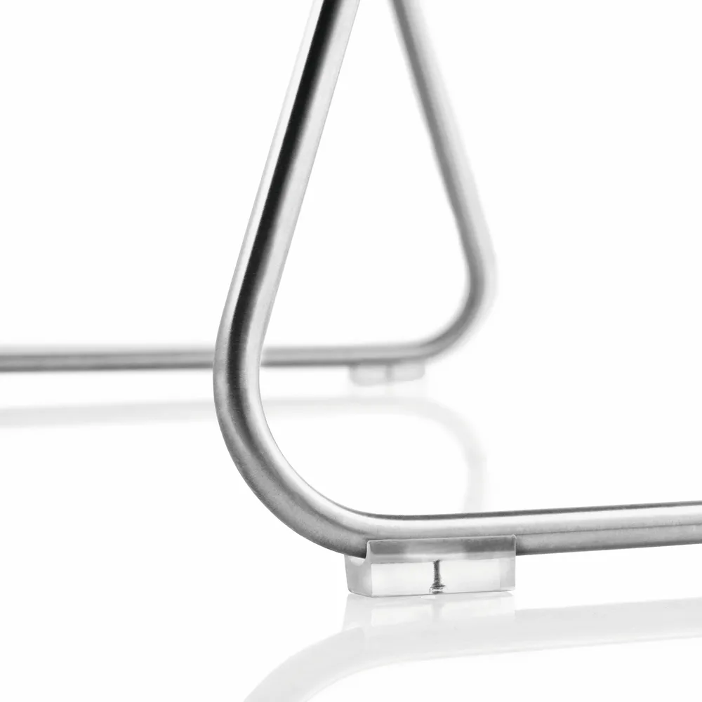 Panton One kitchen barstool, Carmen, stainless steel Montana