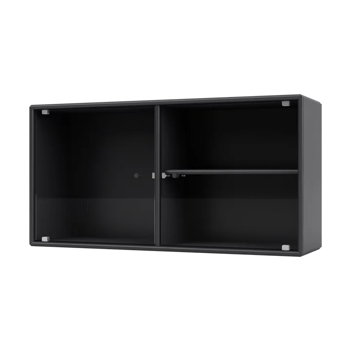 Ripple I display cabinet 69.6x35.4x20 cm - Anthracite - Montana