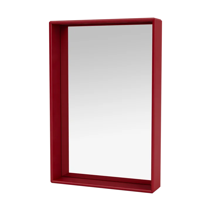 Shelfie colour frame mirror 46.8x69.6 cm - Beetroot - Montana