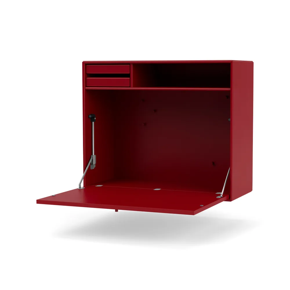 STUDIO desk, wall hung, Beetroot 165 Montana