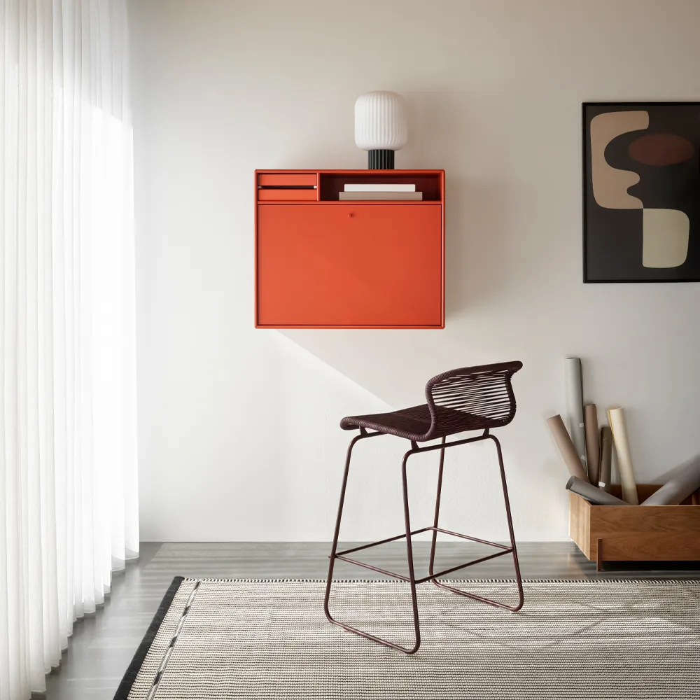 STUDIO desk, wall hung, Cumin 157 Montana