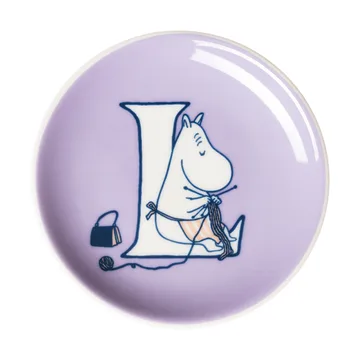 ABC Moomin mini plate - L, 10.5 cm - Moomin Arabia