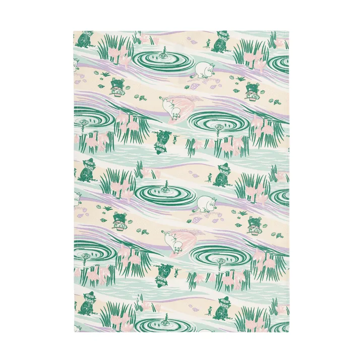 Beach day Moomin kitchen towel - 50x70 cm - Moomin Arabia